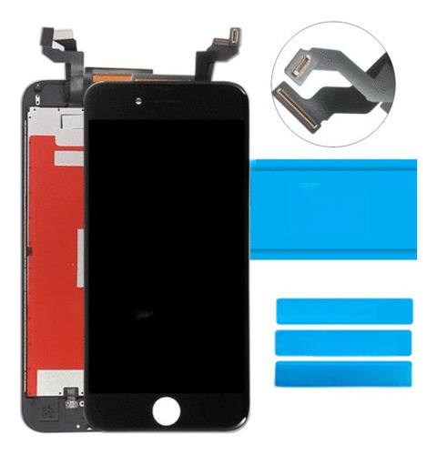 Para iPhone 6s 4,7  Negro Conjunto De Pantalla De Lcd Táctil