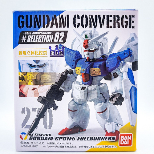 Gundam Converge Rx-78gp01fb Gp01fb 270 Figura Banpresto