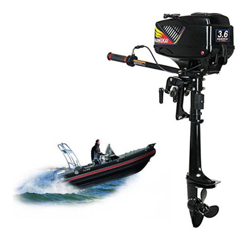 Motor 55 Cc 3.6 Hp 2 Tiempo Pesca Inflable Barco Agua