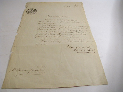 Documento Departamento Marina 1863