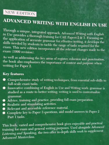 Advanced Writing English Cae Oxford (Usado)