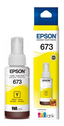Botella Tinta Epson 673 Yellow Original