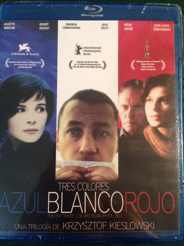 Blu-ray Tres Colores Bleu Blanc Rouge / Incluye 3 Films