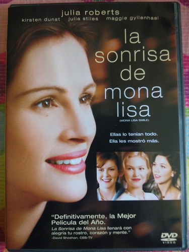 Dvd La Sonrisa De La Mona Lisa Julia Roberts Y 