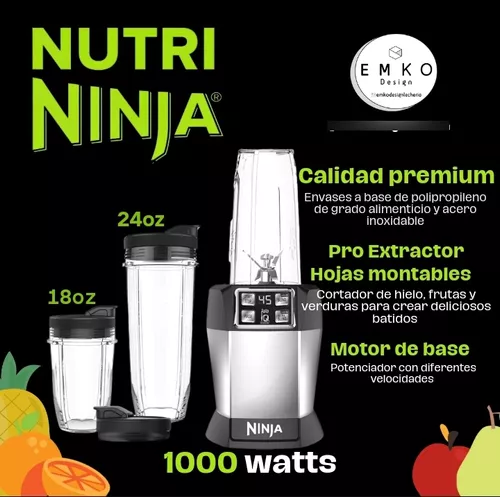 Licuadora Ninja Personal 1000 Watts – Tienda Venelectronics