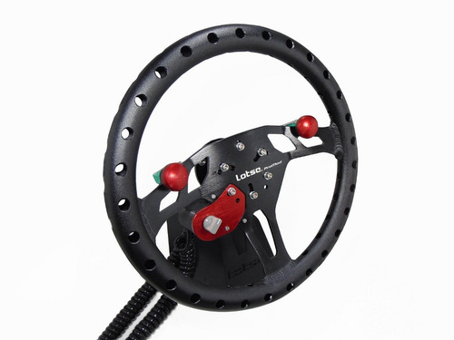 Volante Lotse Pro Mod Racing Arrancada Pista Botao Drag