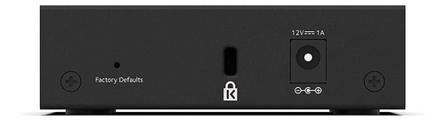 Switch De Red Administrado De 5 Puertos Gigabit Ethernet