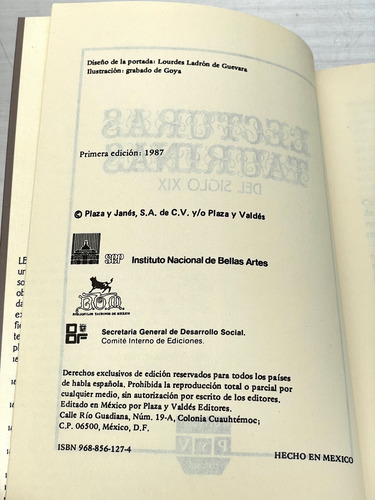 Lecturas Taurinas Del Siglo Xix, Rafael Medina, Pablo Rangel (Usado)