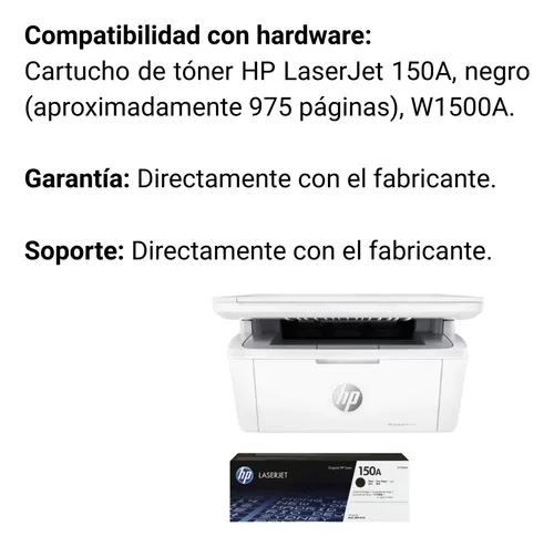 Combo Impresora Multifuncional Hp M141w +tóner Hp 150a Negro