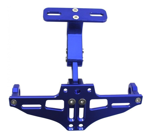 Portaplaca Drone Azul Para Moto 