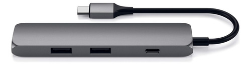Satechi Slim Type-c Multi-port Adaptador Con Pases Usb-c, 4k