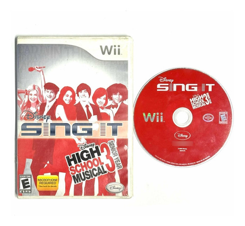 Disney Sing It High School Musical 3 - Original Nintendo Wii