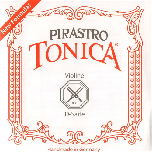Tonica 44 Violin D String  Plateadosintético  Calibre ...