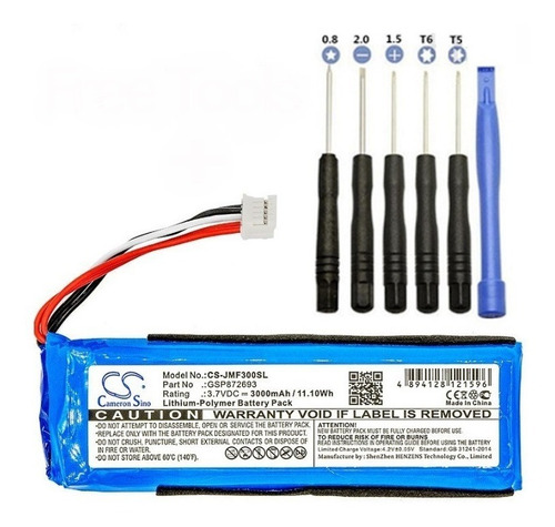 Bateria Repuesto Parlante Jbl Flip 3 + Kit Herramientas