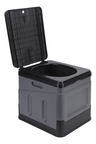 Inodoro Plegable Portátil Para Acampar, Orinal, Funda De Via