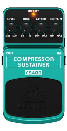 Pedal De Efectos Behringer Cs400 Compresor/ Sustain