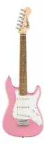 Comprar Guitarra eléctrica Squier by Fender Mini stratocaster de álamo pink brillante con diapasón de laurel