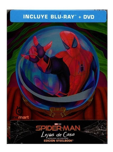 Spider-man Lejos De Casa Steelbook Marvel Bluray + Dvd