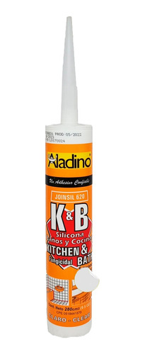 Silicón Cocina Y Baño Claro Aladino 280ml 