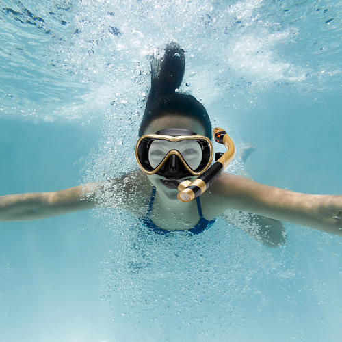Dry Snorkel Leakproof Set Anti-fog Swimming Snorkeling