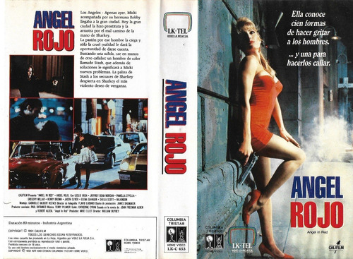 Angel Rojo Vhs Uncaged 1991 Leslie Bega Jeffrey Dean Morgan