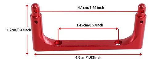 Pilar De Cuerpo Delantero Del Automóvil Rc Accesorios Rojo