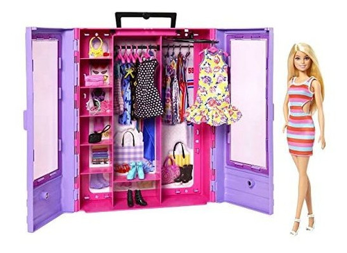 Barbie Fashionistas Ultimate Closet Juguete De Moda Portátil