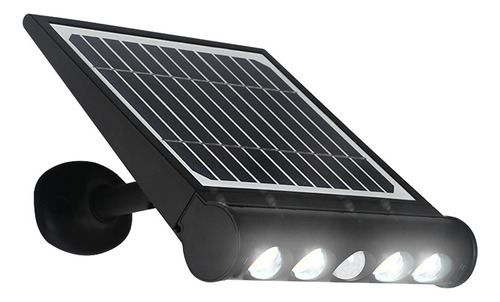 Lámpara Solar Arbotante Led 8w Luz Fria Sensor De Movimiento