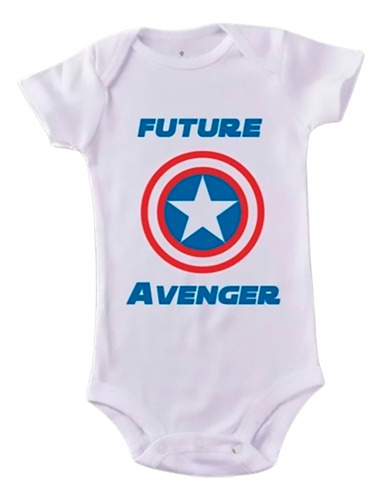 Mameluco Pañalero Future Avenger Capitan America Marvel