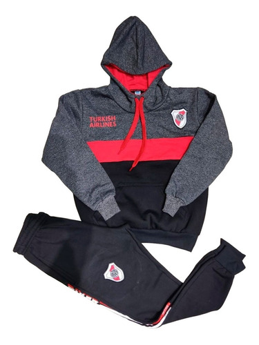 Conjunto River Niño Algodón Frisado Buzo+pantalon!!