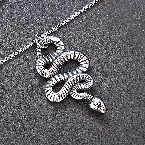 Collar Con Colgante De Cóctel De Declaración Estilo Serpient