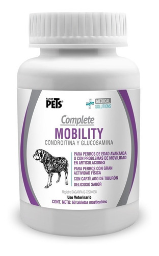 Imagen 1 de 3 de Complete Mobility 60 Tab Vitamina Para Articulaciones Perro