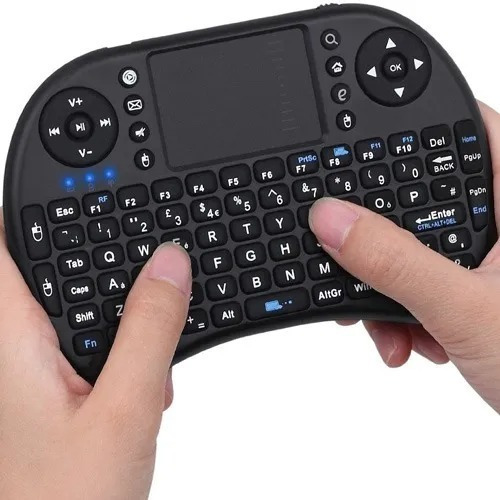 Mini Teclado Inalambrico Mouse Luces Smart-tablet H&c