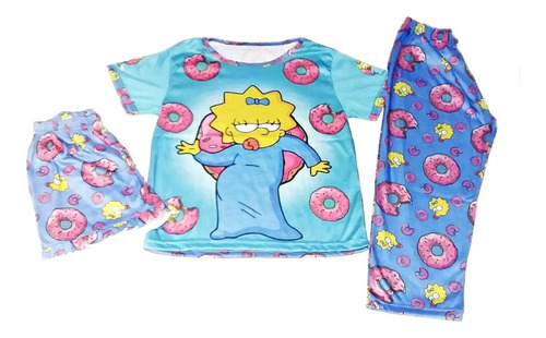 Pijama Pantalon, Short Y Remera De Nena Varios Diseños!!