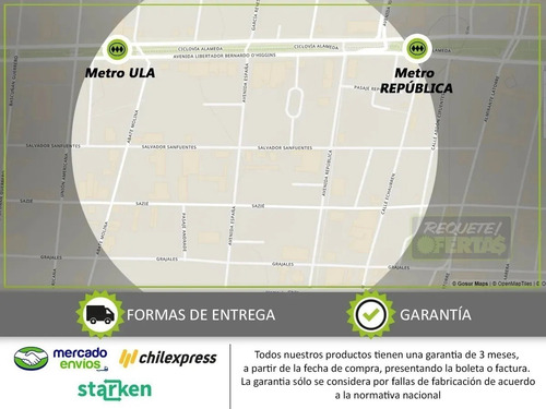Imagen 3 de 6 de Pack 10 Tiradores Inoxidables 15 Cms