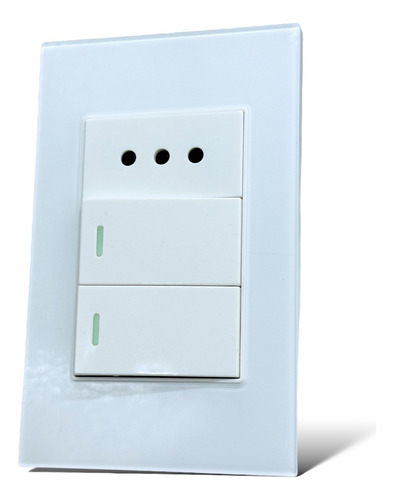 Interruptor Doble Con 1 Tomacorriente 16a Certificación Sec