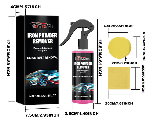 Spray Eliminador De Óxido M Car, Limpieza Y Restauración De