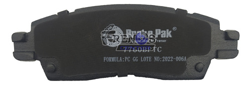 Pastilla Freno Del Brake Pak Para Chevrolettrail Blazer