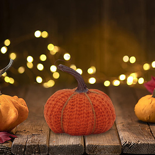 4 Adorno De Calabaza, Calabaza De Punto, Calabaza 5 Pulgadas