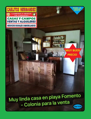 Ref 938) ** V - Linda Casa En Playa Fomento - Colonia Para La Venta