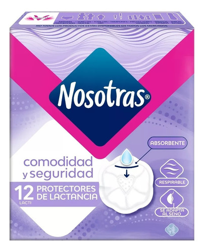 Pack Protectores Mamarios Nosotras X 36 Unid