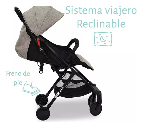 Carriola De Viaje Safety 1st Trolly Light Color Beige Beige