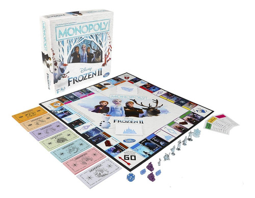 Juego De Mesa Monopoly Frozen 2 Disney Edición Limitada