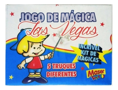 Kit 10 Jogos De Mágica Las Vegas Prenda Lembrancinha
