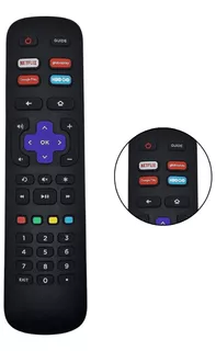 Controle Remoto Compatível Tv Philco Roku Smart Ptv32g70rch