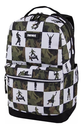 Mochila Fortnite Multiplier Backpack Black And Green Import