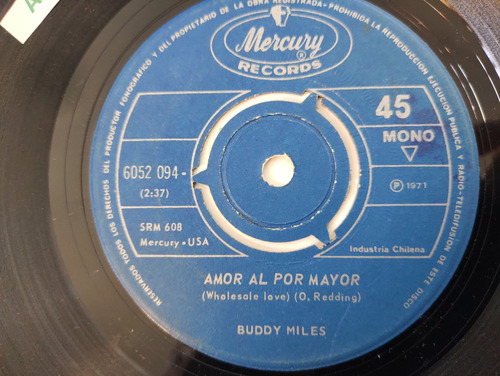 Vinilo Single De Buddy Miles -- Amor Al Por Mayor ( A111