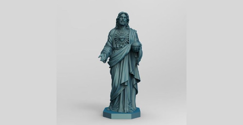 Jesus Cristo Sagrado Corazon Archivo Stl Para Impresion 3d 