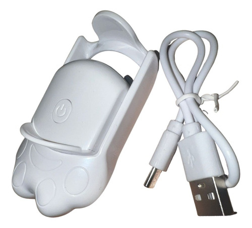 Rizador De Pestaña Electrico Rosado Blanco Usb