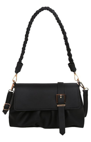 Bolso Crossbody Hombro Mujer Con Diseño Pliegues Franceses